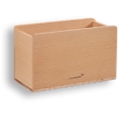 Glass board accessory holder Legamaster WOODEN, magnetic, load capacity up to 400 g, W 150 x D 71 x H 90 mm, beech wood, varnished